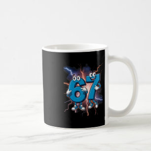 Taza De Café 67 Disfunción cerebral Meme italiano divertido 67