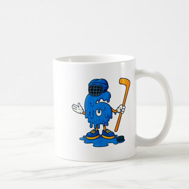 Taza De Café 67 Drip Ice Cream Hockey Player  (Derecha)