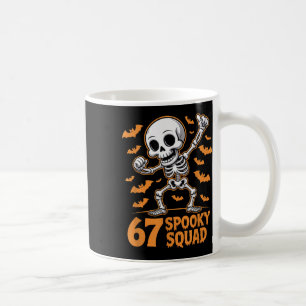 Taza De Café 67 Equipo Espeluznante Halloween Esqueleto 6 7 Mem