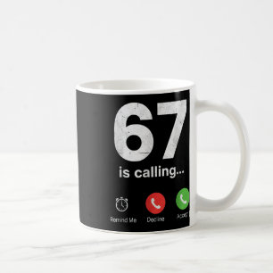 Taza De Café 67 está llamando divertido meme de jerga Gen Z pan