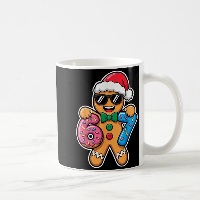 Taza De Café 67 Funny Christmas Boys Kids Xmas Six Seven Ginger (Derecha)