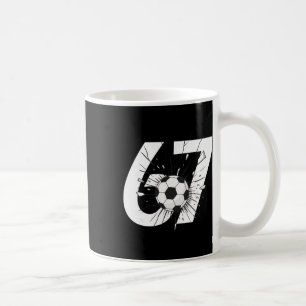 Taza De Café 67 Fútbol Seis Siete 6 7 Meme 67 _3 