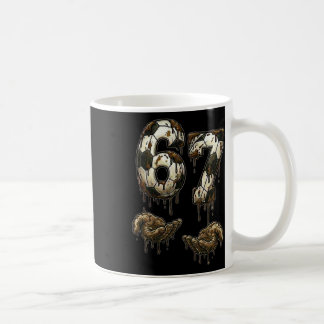 Taza De Café 67 Fútbol Seis Siete Fútbol 6 7 Niños Niñas Divers