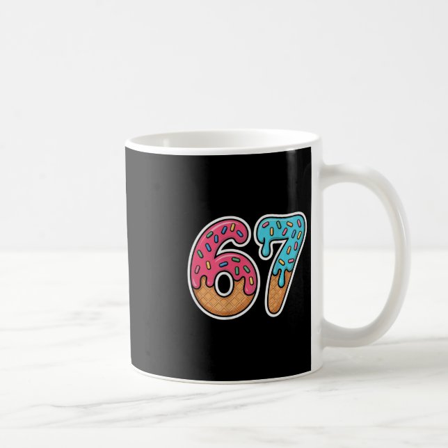Taza De Café 67 goteo de helado (en Ck)  (Derecha)