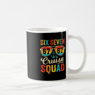 Taza De Café 67 Grupo de Crucero 2025 Divertido Meme de Crucero