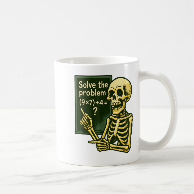 Taza De Café 67 Halloween Math Funny Seis Siete Memes Brainrot  (Derecha)