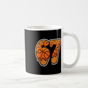 Taza De Café 67 Helado Goteo Baloncesto Seis Siete Meme Cesta