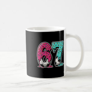 Taza De Café 67 Helado Goteo Fútbol Gen Alpha jerga Seis Siete