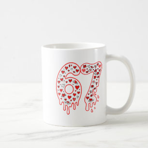 Taza De Café 67 Helado Goteo Meme Seis Siete Gen Alfa Valenti