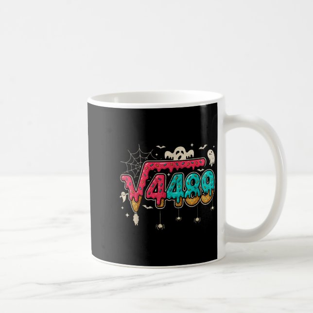 Taza De Café 67 Ice Cream Drip Meme Square Root 4489 Slang Math (Derecha)