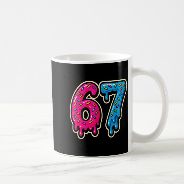 Taza De Café 67 Ice Cream Meme Six Seven  (Derecha)