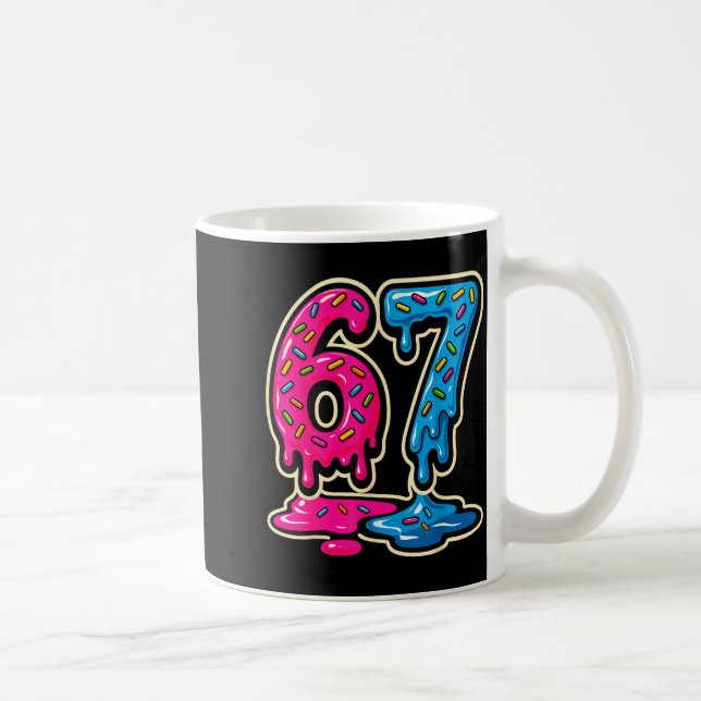 Taza De Café 67 Ice Cream Meme Six Seven  (Derecha)