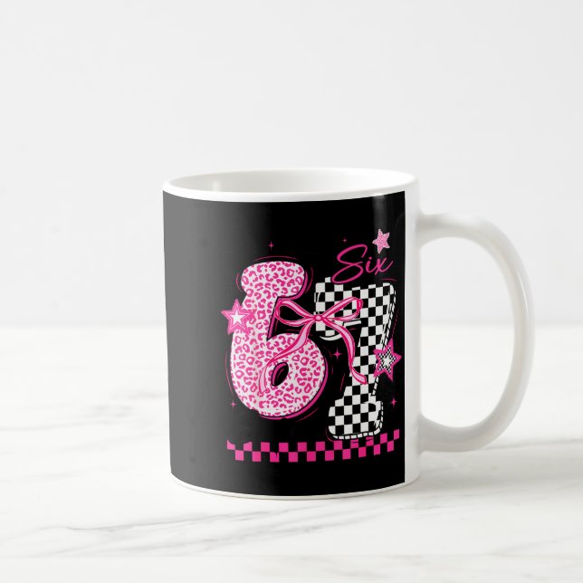Taza De Café 67 Leopard Checkered Funny Six Seven Meme 6-7 Teac (Derecha)