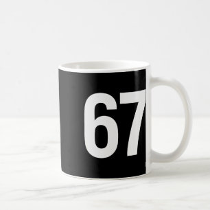 Taza De Café 67 Meme Alfa Gen-z Aura Energía Estilo