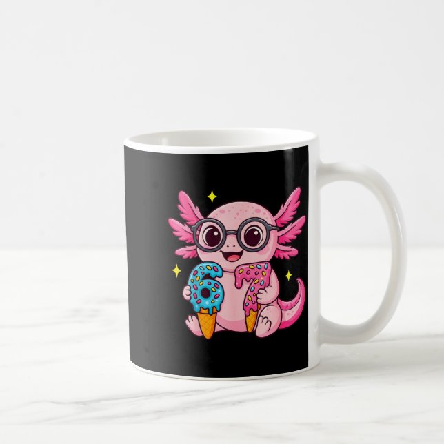 Taza De Café 67 Meme Axolotl Funny Six Seven Axolotl Lover For  (Derecha)