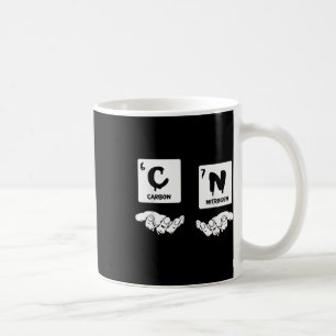 Taza De Café 67 Meme Ciencia Química Friki Tabla Periódica Humo