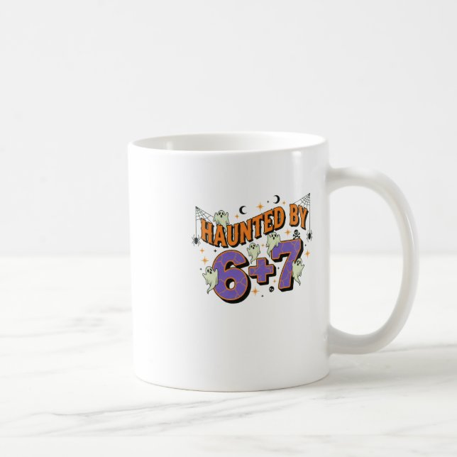 Taza De Café 67 Meme Disfraz de Halloween Embrujado  (Derecha)