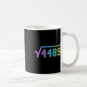 Taza De Café 67 Meme Divertido Raíz Cuadrada 4489 Adolescente S