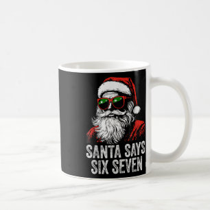 Taza De Café 67 Meme Divertido Seis Siete Navidad 6-7 Meme Sant
