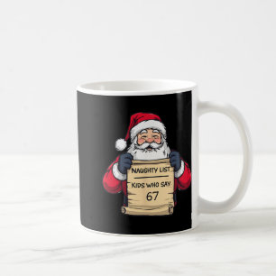 Taza De Café 67 Meme Divertido Seis Siete Navidad Para Hombres