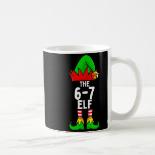 Taza De Café 67 Meme Elfo Navidad Familia Emparejadora 6-7 Brai