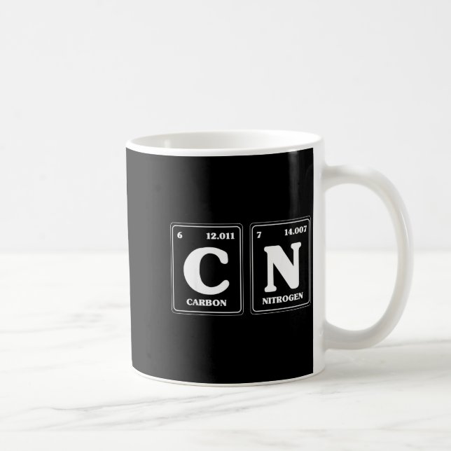 Taza De Café 67 Meme Funny Teacher Science Periodic Table Retro (Derecha)