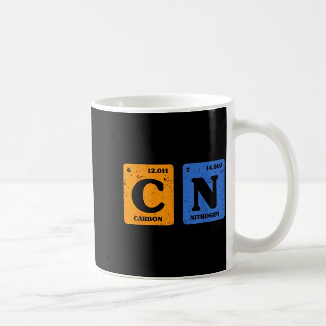 Taza De Café 67 Meme Funny Teacher Science Periodic Table Retro (Derecha)
