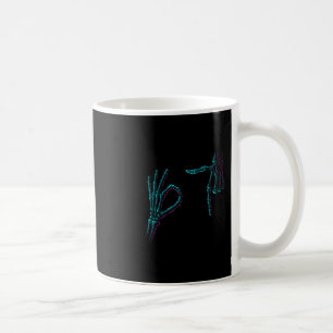 Taza De Café 67 Meme Mano Esqueleto 6 7 Halloween Seis Siete Di