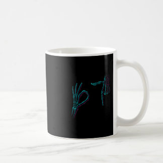 Taza De Café 67 Meme Mano Esqueleto 6 7 Halloween Seis Siete Di