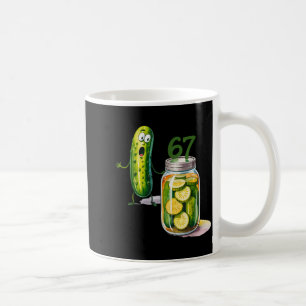 Taza De Café 67 Meme Pepino Sorpresa Un Frasco De Pepinos En Ro