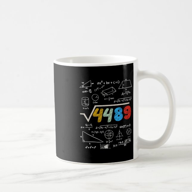 Taza De Café 67 Meme Raíz Cuadrada 4489 Haz Las Cuentas Cumplea (Derecha)