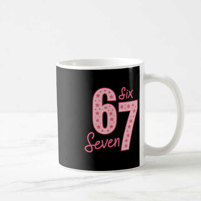 Taza De Café 67 Meme Seis Siete 1  (Derecha)