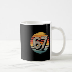 Taza De Café 67 Meme Seis Siete 6 7 Camiseta Meme Número Divert