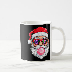 Taza De Café 67 Meme Seis Siete Número 6-7 6 7 Divertido Santa