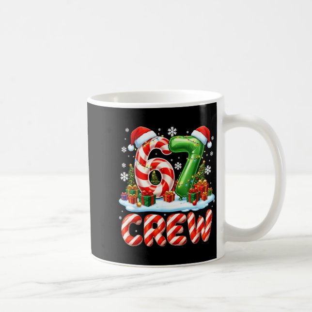 Taza De Café 67 Meme Six Seven Funny Christmas Women Men Boys G (Derecha)