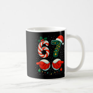 Taza De Café 67 Navidad 6 7 Meme Pijamas Fiesta Gen Alpha Sl