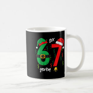 Taza De Café 67 Navidad Divertida 6 7 Meme Seis Siete Navidad N