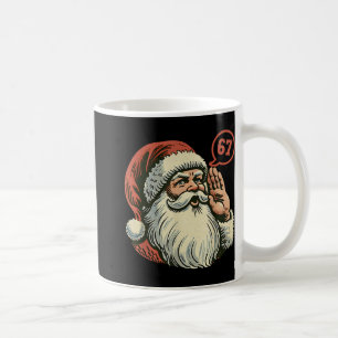 Taza De Café 67 Navidad Divertido Seis Siete Meme Brainrot Sant
