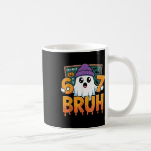 Taza De Café 67 Profesor Fantasma Seis Siete Meme Ecuación Mate