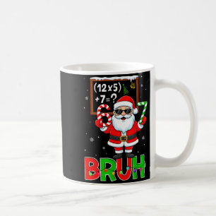 Taza De Café 67 Profesor Navidad Santa Seis Siete Meme Ecuación