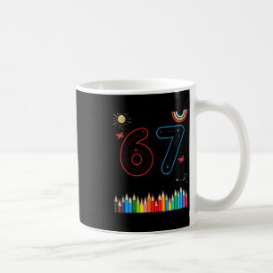 Taza De Café 67 rastreando divertido meme maestros de escuela p