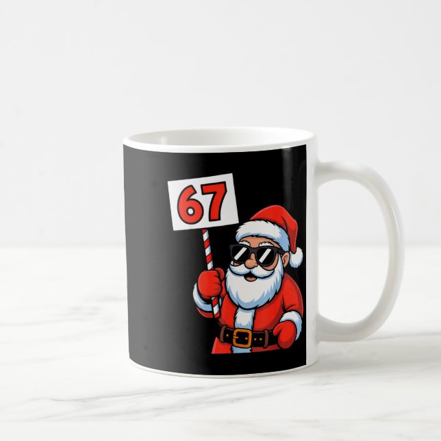 Taza De Café 67 Santa Six Seven Christmas  (Derecha)