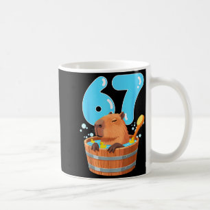 Taza De Café 67 Seis Siete 6-7 Carpincho Divertido Adolescente
