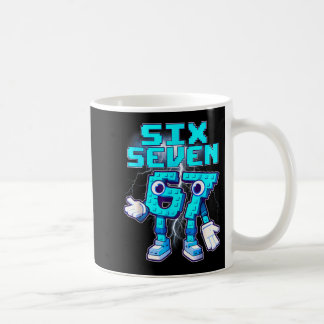 Taza De Café 67 Seis Siete 6-7 Divertido Meme Italiano Brainrot