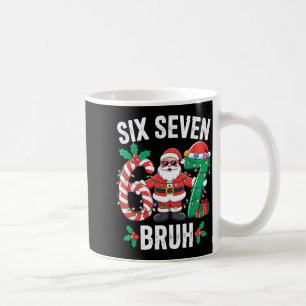 Taza De Café 67 Seis Siete Burh Navidad 6 7 Meme Pijama Gen A