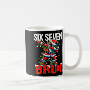 Taza De Café 67 Seis Siete Burh Santa Navidad 6 7 Meme Hombres 