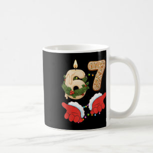 Taza De Café 67 Seis Siete Meme Navidad Vela Jengibre Gen