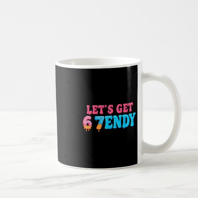 Taza De Café 67 Six Seven Sendy 6 7endy Let's Get Sendy 67 Meme (Derecha)