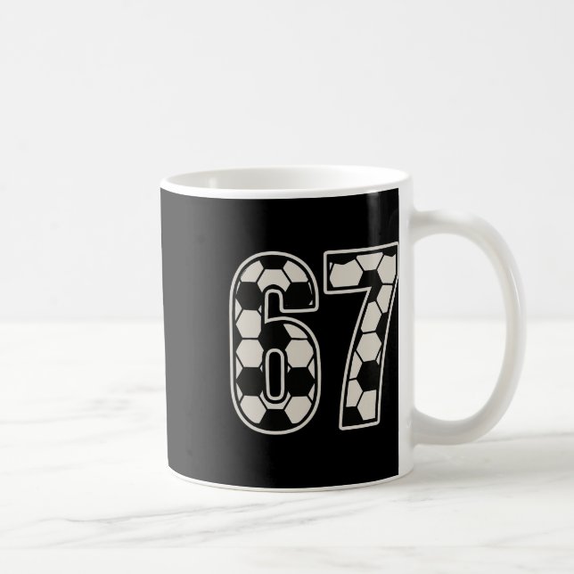 Taza De Café 67 Soccer Six Seven 6 7 Meme 67 _1  (Derecha)