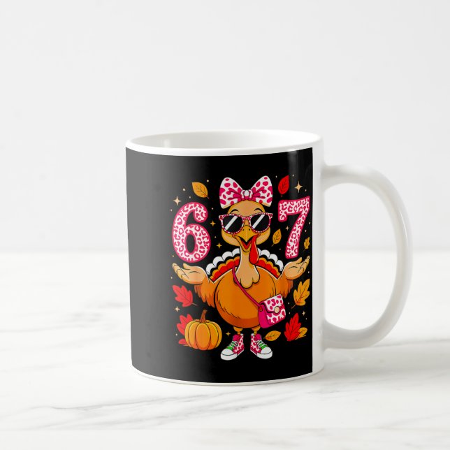 Taza De Café 67 Thanksgiving Funny Turkey Thanksgiving 67 Turke (Derecha)